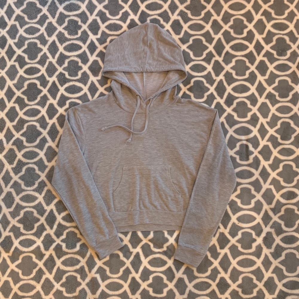 Target cropped hoodie